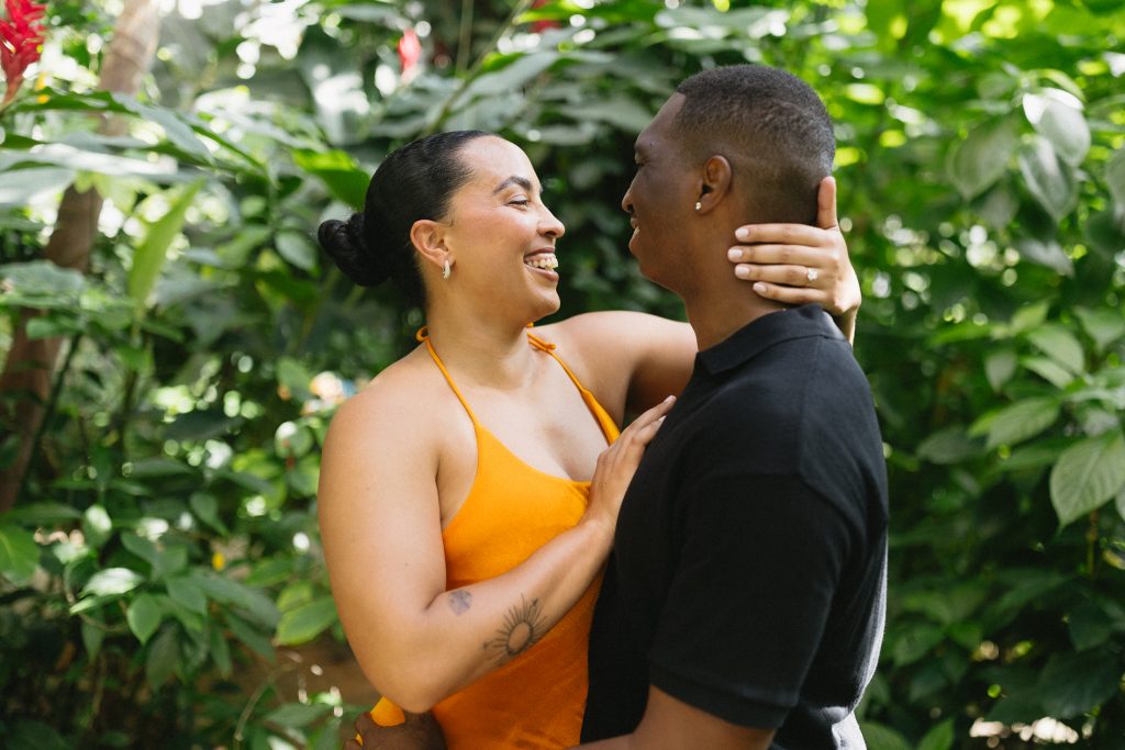 PAIGE + CHRIS - AESTHETIC TEXAS DISCOVERY GARDENS ENGAGEMENT SESSION - DALLAS, TEXAS