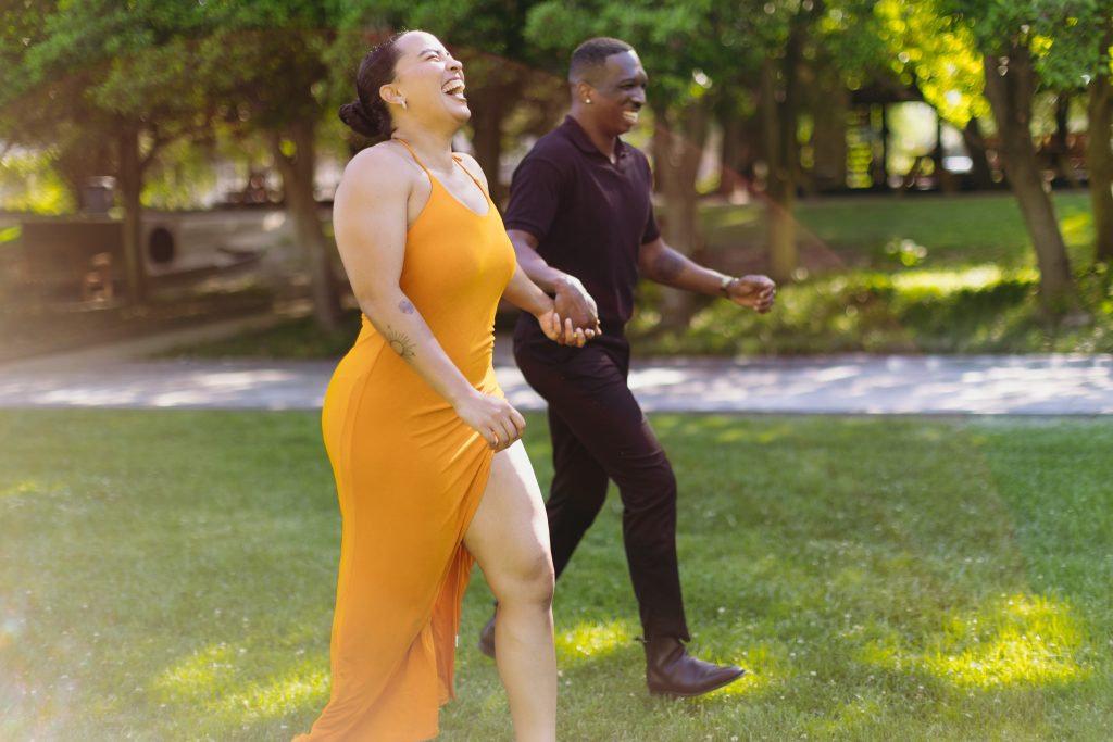 PAIGE + CHRIS - AESTHETIC TEXAS DISCOVERY GARDENS ENGAGEMENT SESSION - DALLAS, TEXAS