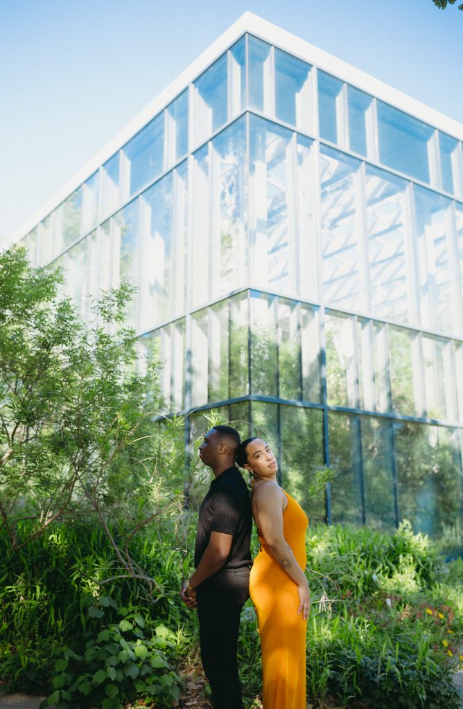 PAIGE + CHRIS - AESTHETIC TEXAS DISCOVERY GARDENS ENGAGEMENT SESSION - DALLAS, TEXAS